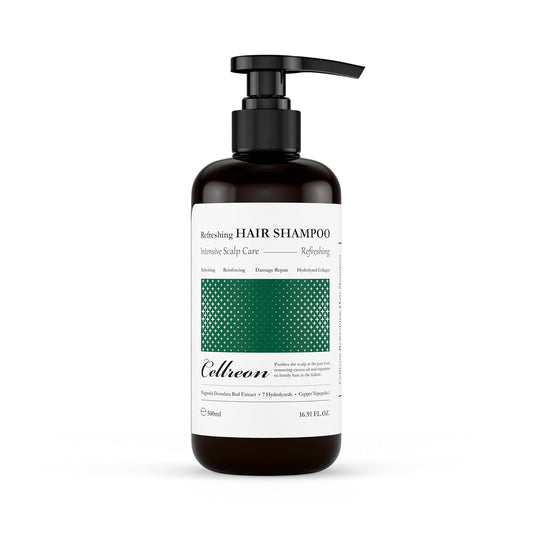 Skiennix Refreshing Hair Shampoo - Strengthening & Volumizing Cleanser with 7 Proteins & 14 Herbal Extracts | 16.91 fl oz