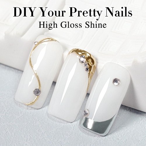 Double Rhythm 15ML Gel Nail Polish Pure Sheer Same Color Same Bottle Soak Off Gel Polish Art Manicure Salon DIY at Home for Women (Milky White-A1075)