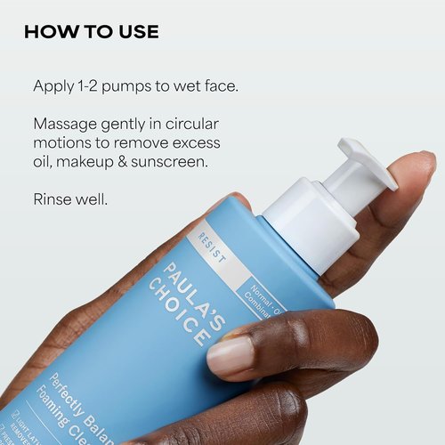 Paula's Choice RESIST Foaming Facial Cleanser - Anti-Aging Formula with Hyaluronic Acid & Aloe | 6.4 Fl Oz
