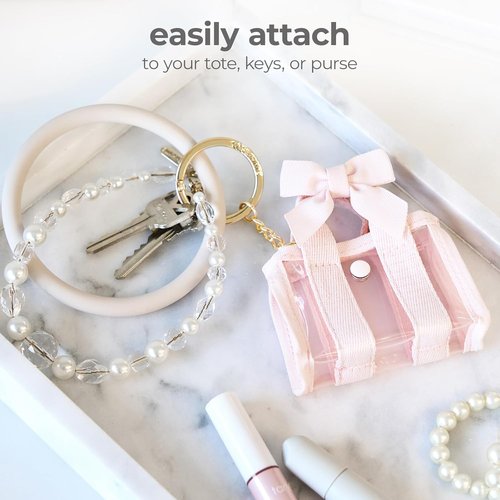 Case-Mate Jelly Tote Bag Keychain - Cute Charm for Handbags, Backpacks & Keys | Adorable Labubu Design