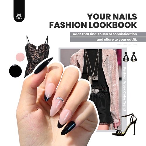 beetles 44pcs Gel Nail Polish Set - 36 Colors Colorful Muse Gel Polish Kit Pink Nude Red Yellow Green Black White Glitter Nail Kit Base Top Coat UV LED Needed Salon DIY Home Gift for Women