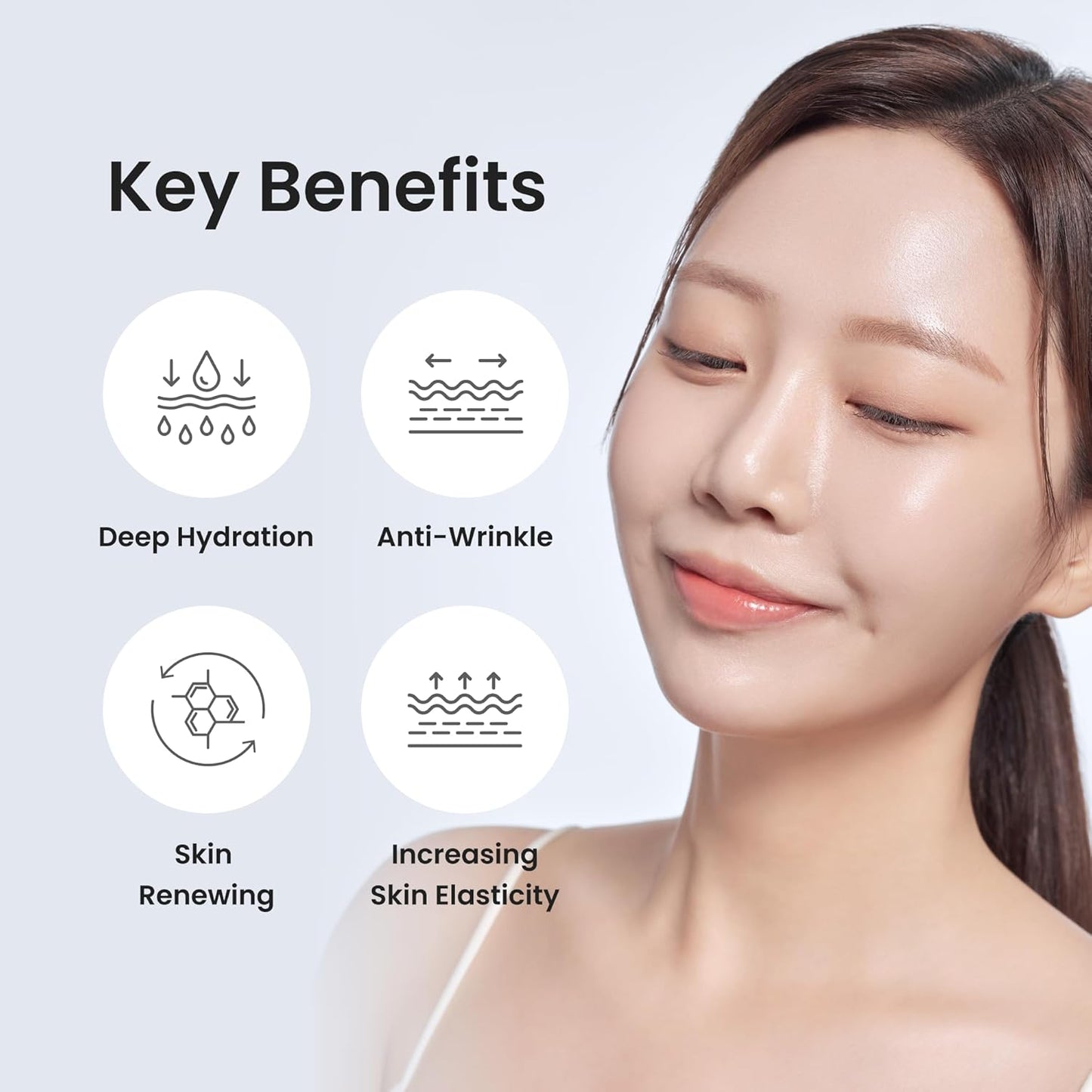 Skiennix Retinol Night Cream 1.69oz - Premium Korean Overnight Repair for Face & Neck - Hydrating, Anti-Aging Formula