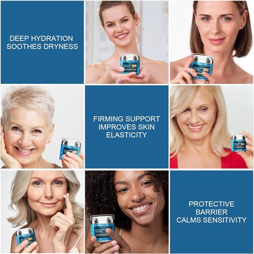 Regine Switzerland Retinol Collagen Face Moisturizer - Anti-Aging Cream with Hyaluronic Acid | 1.7 fl oz