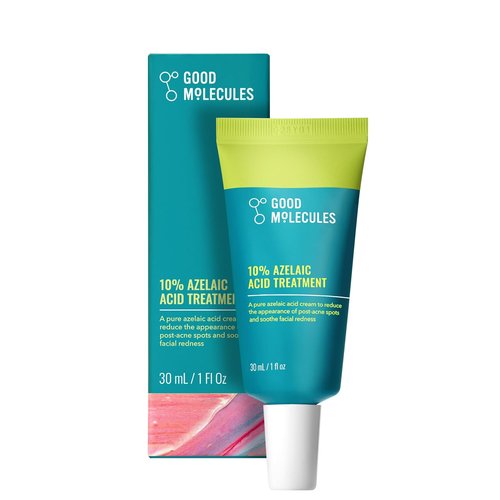Good Molecules 10% Azelaic Acid Treatment - Soothing Formula for Redness & Uneven Tone | Brightens Dark Spots & Refines Texture | Vegan & Fragrance-Free (30ml / 1.01 fl oz.)