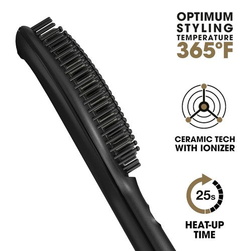 GHD Glide & Rise Hot Air Hair Brushes - Volumizing, Straightening & Smoothing | 365° Safe Styling