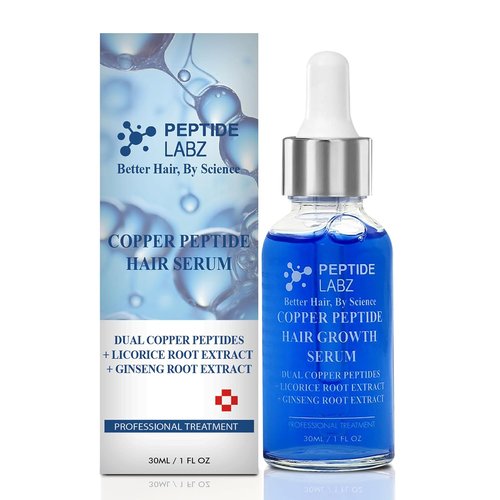 Regine Switzerland Copper Peptide Hair Serum - Dual Peptide Scalp Treatment with Licorice Root Extract