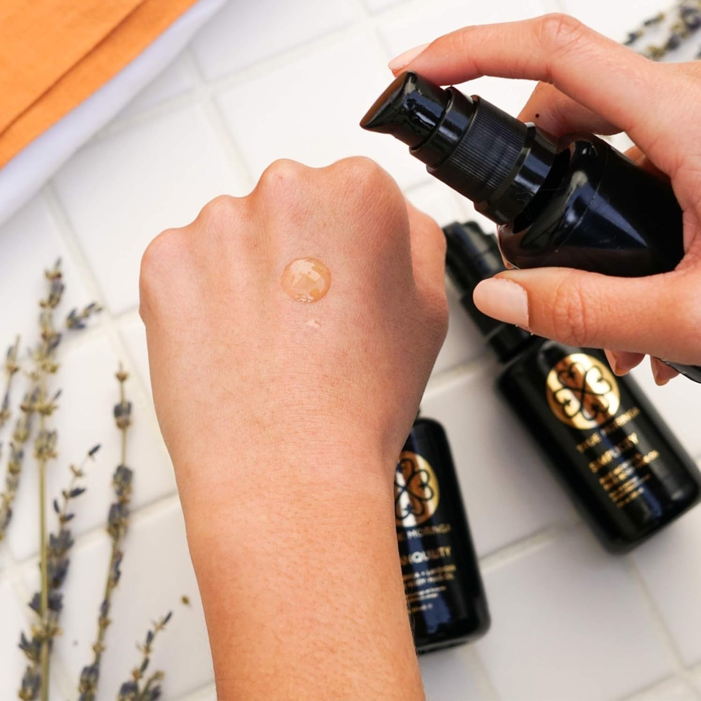 True Moringa Oil - 100% Pure Cold-Pressed Oil for Face, Body & Hair | Anti-Aging, Brightening, Vegan - Lavender, 30 ml