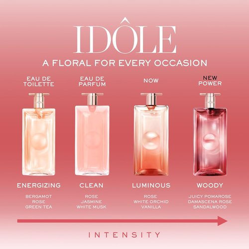 Lancôme Idôle Power Eau De Parfum Intense - Long-Lasting Fruity Pomarose & Sandalwood Scent | Women's Fragrance