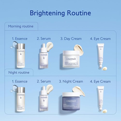 Caudalie Vinoperfect Night Cream | Dark Spot Brightening & Glycolic Formula - 50 mL Refillable