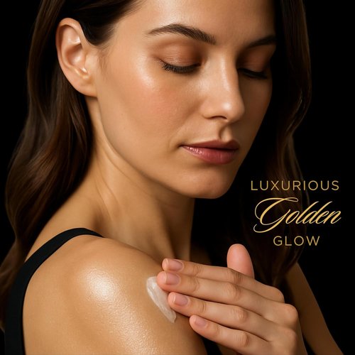 Honestly Margo Goddess Shimmer Body Lotion - Luxury Golden Moisturizer for Soft Skin Glow | 6 Oz