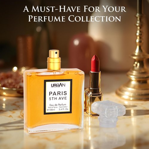 Paris 5th Avenue for Women Eau De Parfum - Top Notes of Aldehydes, Neroli, Ylang Ylang, Bergamot & Peach - Base Scents From Vetiver, Patchouli, Oakmoss, Sandalwood & Vanilla - Elegant 100ml Bottle