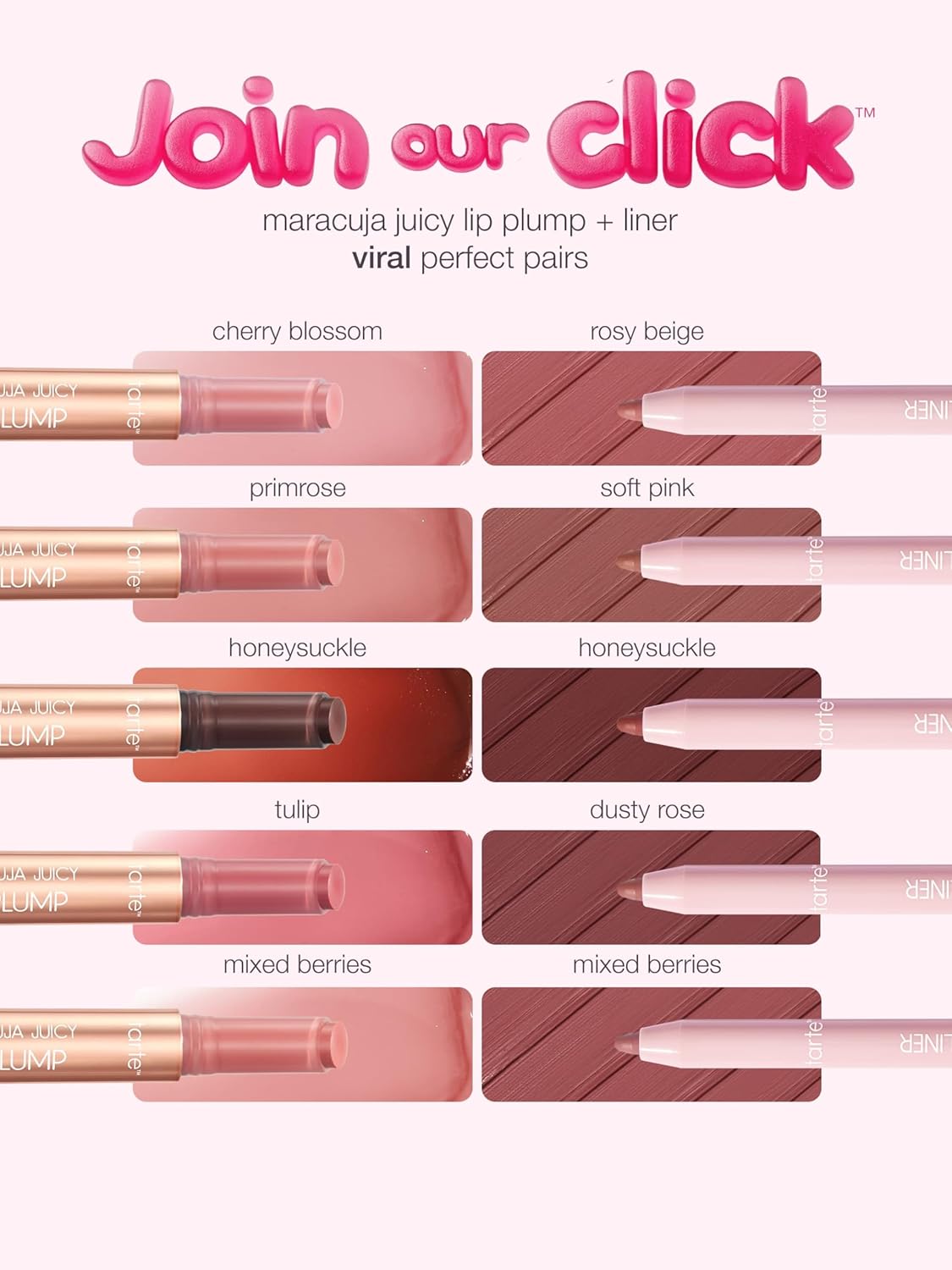 Tarte Maracuja Juicy Lip Plump - Hydrating & Volumizing Gloss Balm with Hyaluronic Acid & Vitamin E, Vegan & Cruelty-Free
