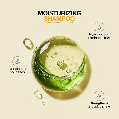 GK HAIR Vegan Moisturizing Shampoo & Deep Conditioning Hair Mask | Keratin Frizz Control, 33.8 Oz