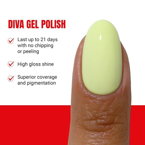 DND Gel Polish Set - Coquette Collection | UV/LED Gel & Air Dry Nail Lacquer Duo - 106 Pistachio Lemonade, 0.5 Fl Oz