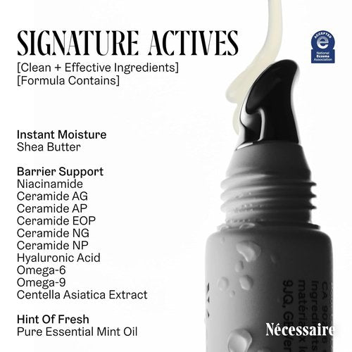 Nécessaire The Lip Balm - Hydrating Hyaluronic Acid Formula with Mint Oil & Niacinamide | 15 ml / 0.5 fl oz
