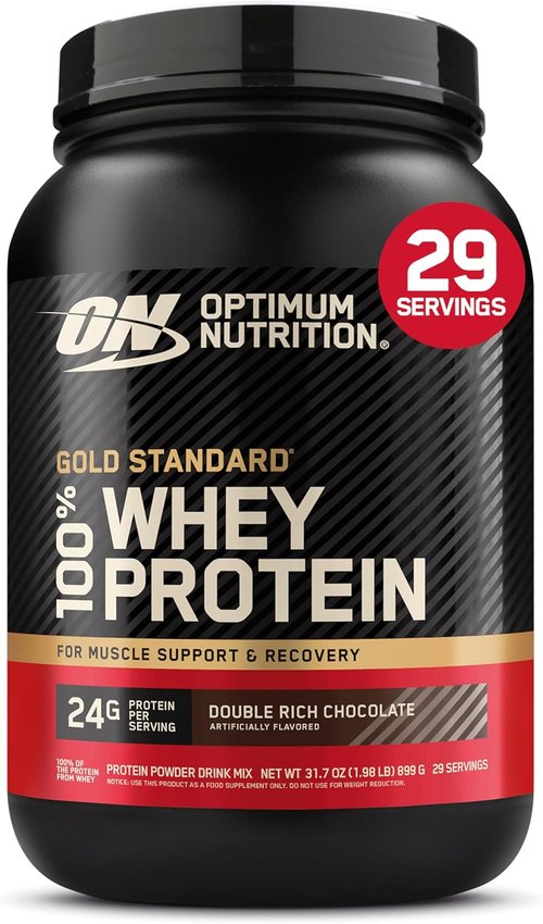 Optimum Nutrition Gold Standard Whey Protein Powder - Double Rich Chocolate, 1.98 lb