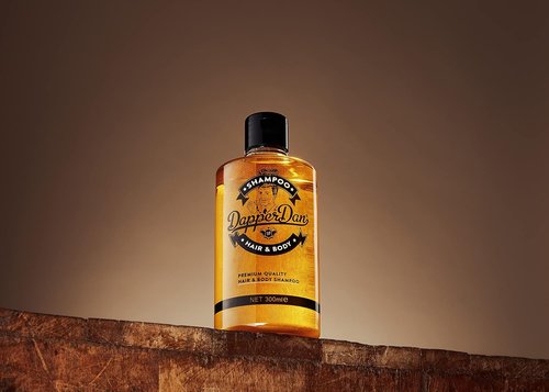 Dapper Dan Hair and Body Shampoo - Men's Daily Strengthening Formula with Vitamin B5 | 300ml