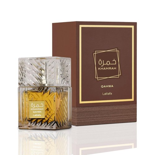 Lattafa Khamrah Qahwa Eau de Parfum - Long-Lasting Vanilla & Cinnamon Fragrance | 3.40 Ounce (100 ml)