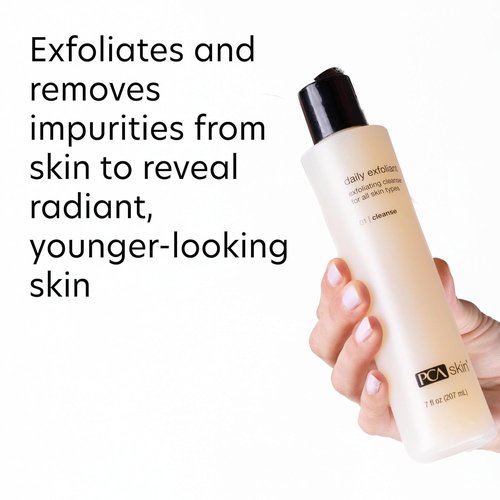 PCA SKIN Daily Face Exfoliant Cleanser - Gentle Moisturizing Wash for Clear Skin | 7.0 oz Bottle