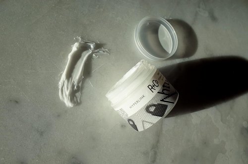 R+Co HYPERLINK Fiber Stretch Pomade - Versatile Hair Styling Pomade for Hold, Flexibility & Texture