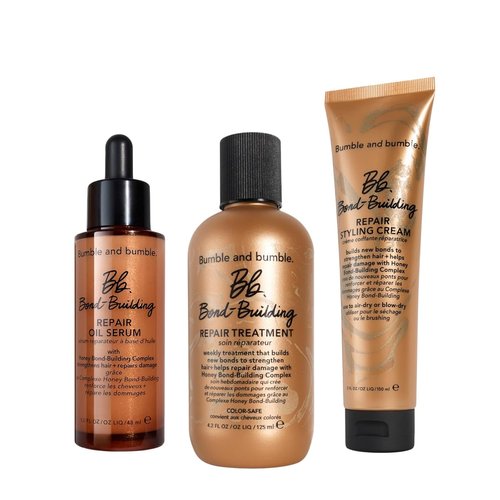 Bumble and bumble. Bond-Building Oil Serum Set - Strengthens & Repairs Damaged Hair | For Curly, Wavy, Straight Types