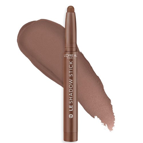 L'Oreal Paris Makeup Le Shadow Stick Eyeshadow - Blendable, Smudge-Resistant Cream in Brown Bliss, 0.05 Oz