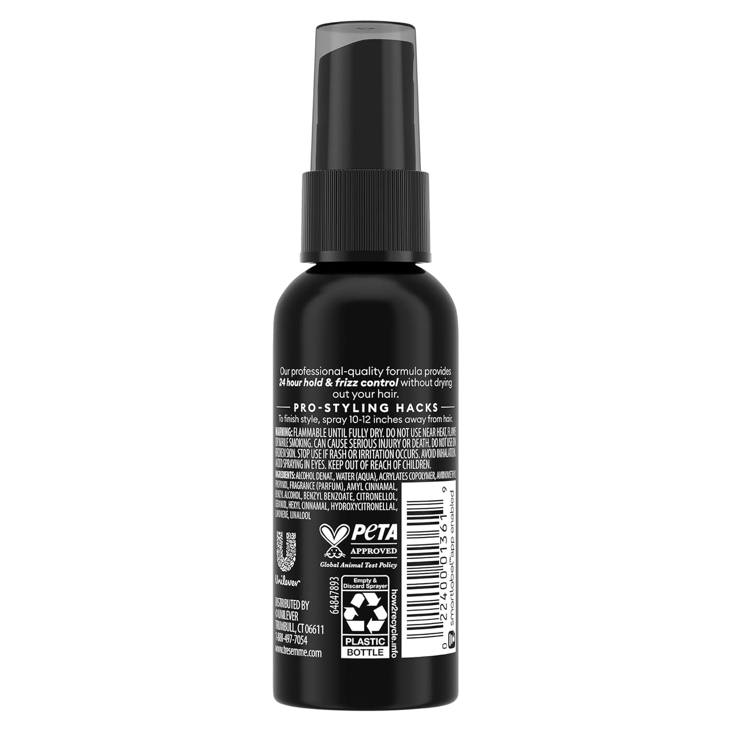 TRESemmé Extra Hold Travel Hairspray | Non-Aerosol Anti-Frizz Formula - 6-Pack, 2 Oz Each