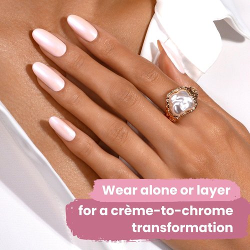 LONDONTOWN Nail Polish - Chrome Glaze Top Coat for Enhanced Color & Long-Lasting Shine | 0.4 oz