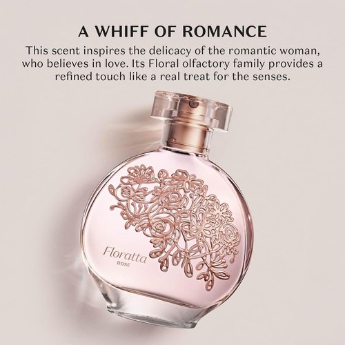 O Boticário Floratta Rose Eau de Toilette - Long-Lasting Floral Perfume for Women | 2.5 Ounce