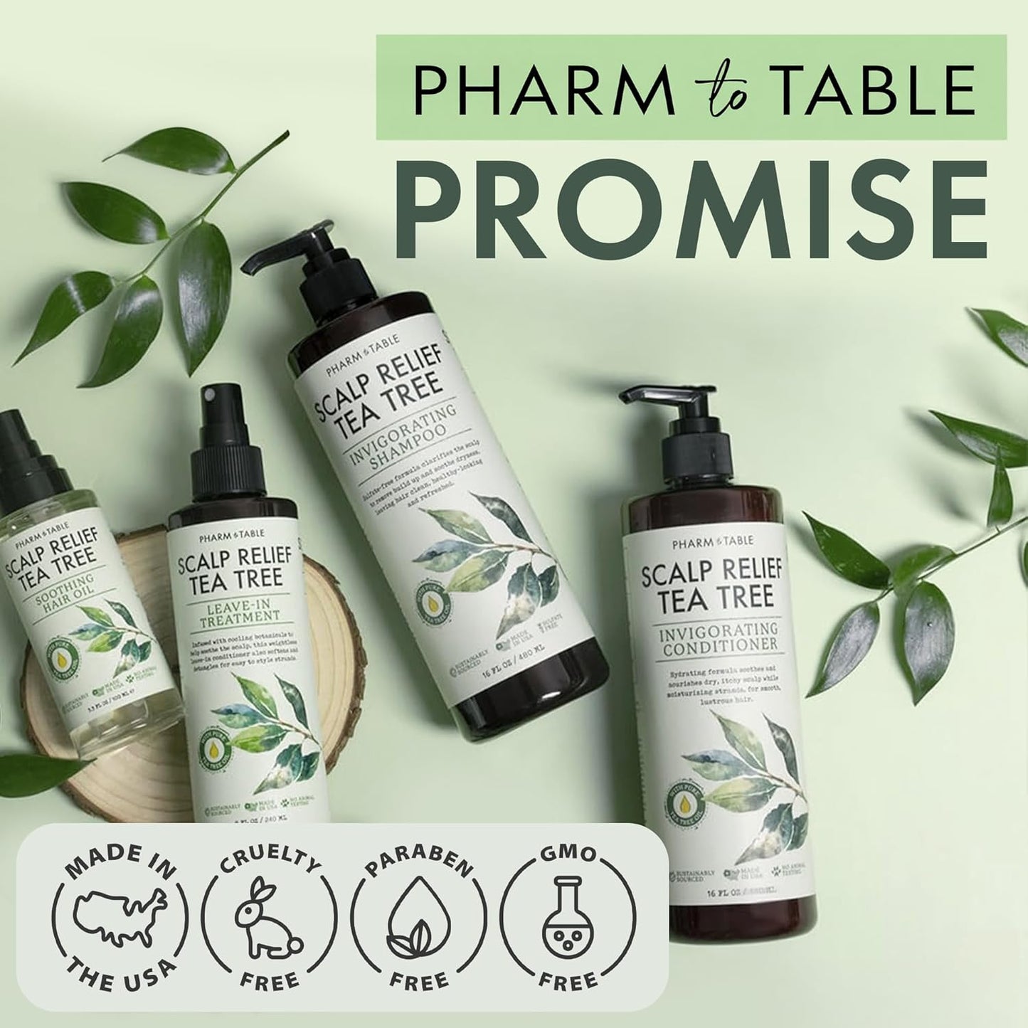 Skiennix Leave-In Conditioner Spray - Tea Tree Scalp Treatment for Dandruff Relief | Hydrating & Nourishing Formula
