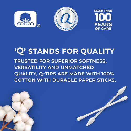 Q-Tips Cotton Swabs - Original Hygiene Shield & Precision Tips | 1440 Count Variety Pack for Home & Beauty Care