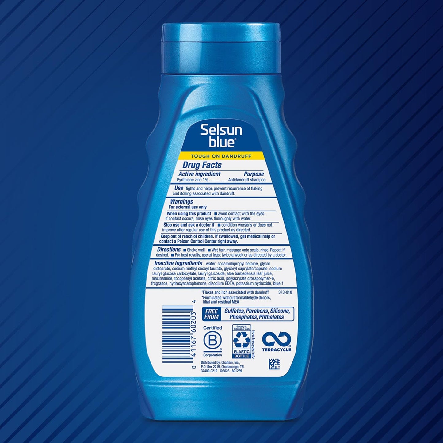 Selsun Blue Anti-Dandruff Shampoo - Extra Hydrating Formula with Pyrithione Zinc 1% | 11 fl. oz.