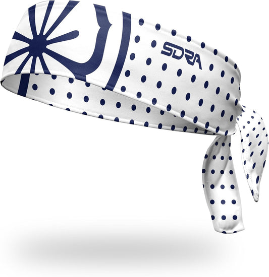 Suddora Daniel-San Lotus Headband - Lightweight, Breathable Tie Style for Karate, Running & Cosplay