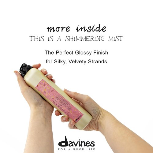 Davines Shimmering Mist - No Hold Shine & Gloss Spray for Instant Shine | Anti-Frizz, 6.76 Fl Oz