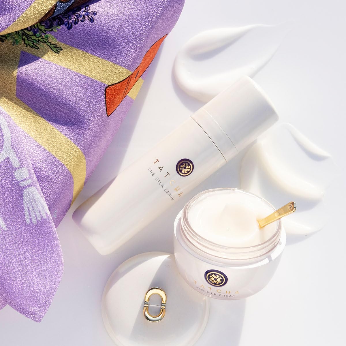 TATCHA The Silk Firming Set - Luxurious Silk Serum & Cream Gift Set | $223 Value