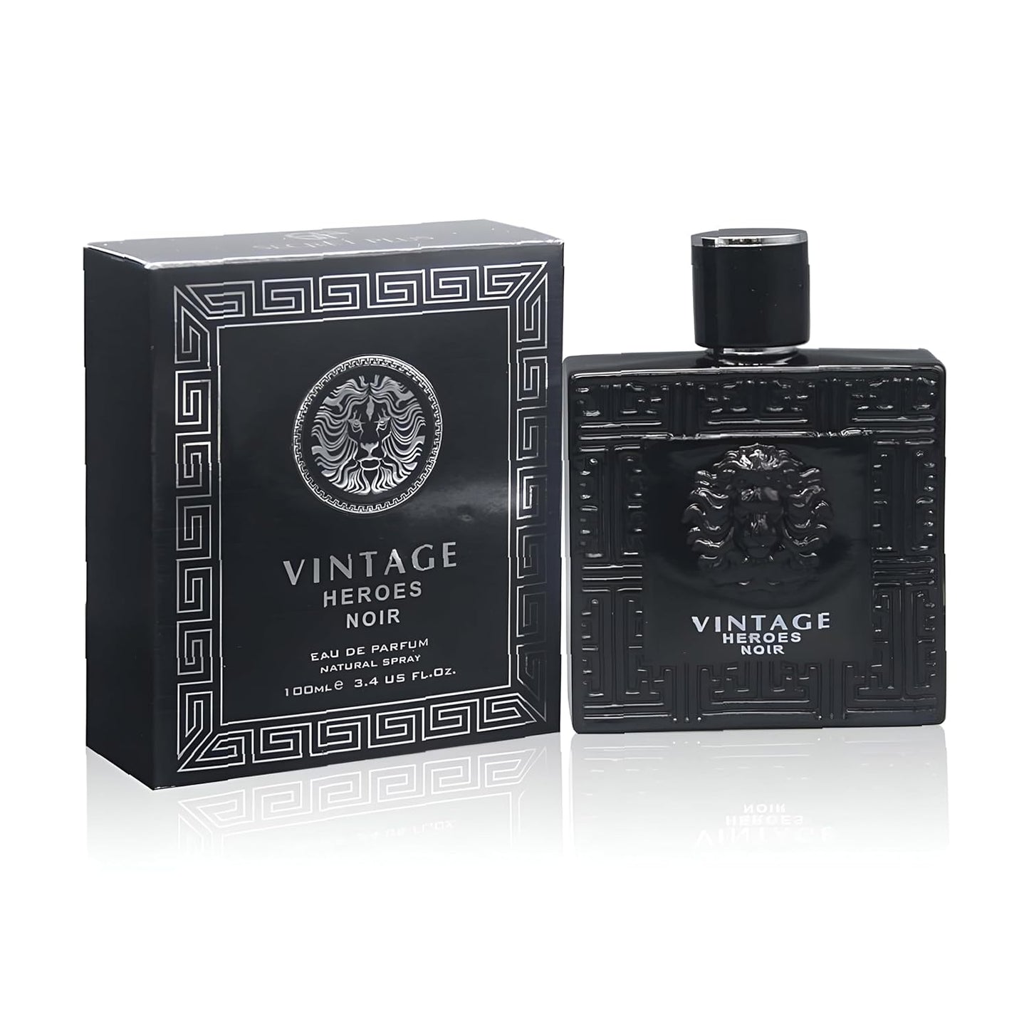 Vintage Heroes Noir Eau De Toilette | Masculine Fragrance Gift for Men - 3.4 Fl Oz (100 Ml)