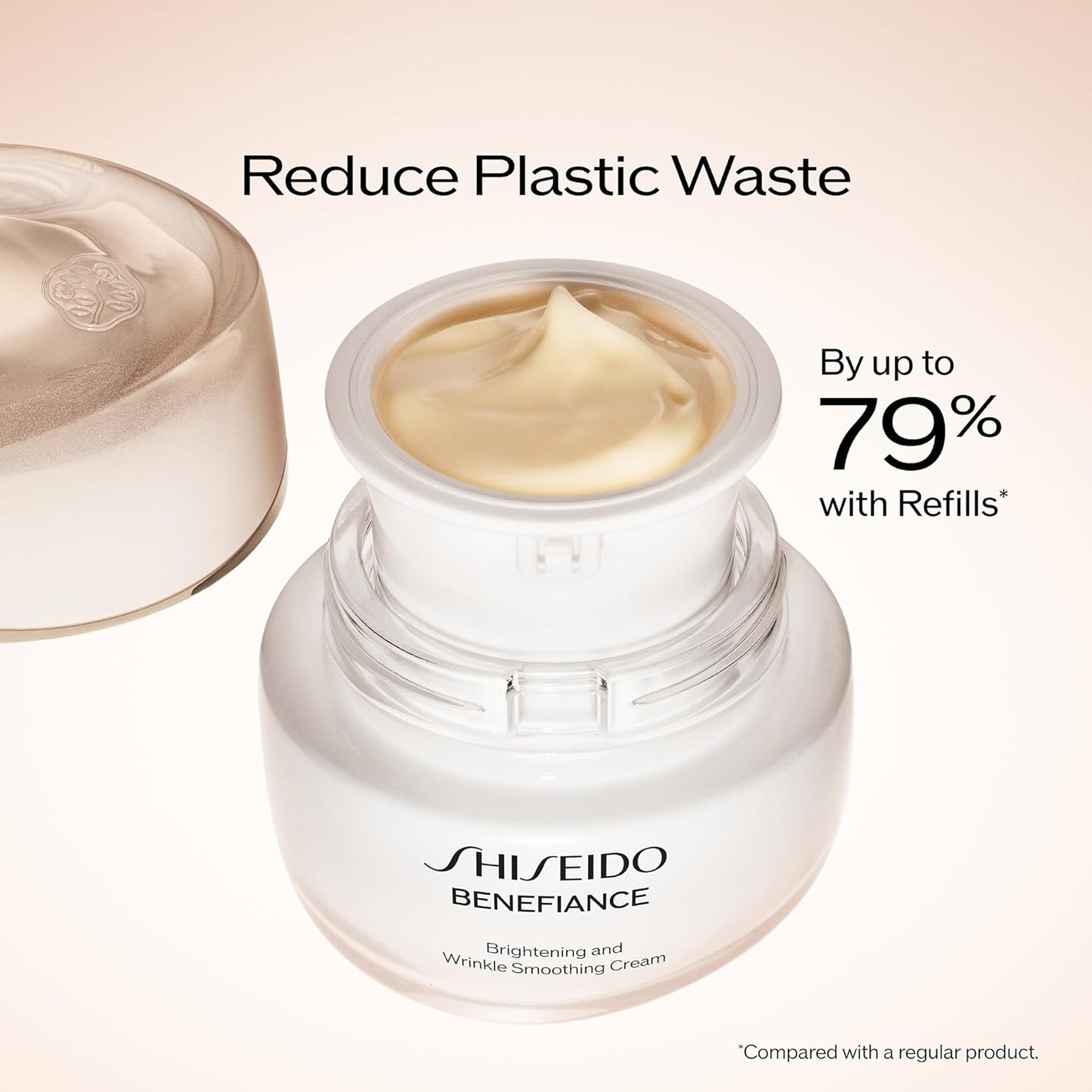 Shiseido Benefiance Brightening & Wrinkle Smoothing Cream - Plant-Based Retinol Moisturizer for Dark Spots & Wrinkles - 24HR Hydration, Non-Comedogenic