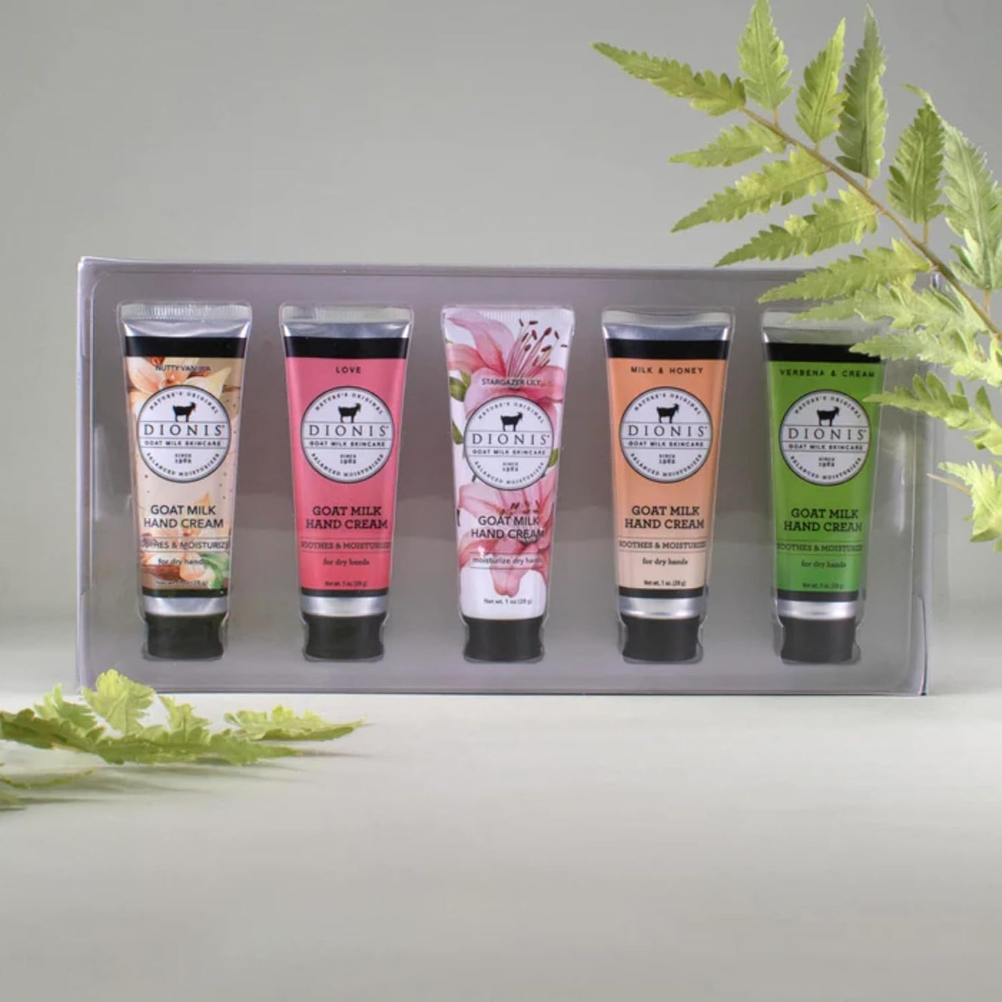 Dionis Goat Milk Hand Cream - Nourishing Moisturizer | 1 oz - Pack of 5 for Soft Skin