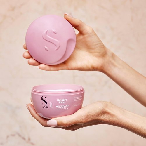 Alfaparf Milano Semi Di Lino Moisture Nutritive Mask - Hydrating Treatment for Dry Hair | Color Safe & Sulfate Free