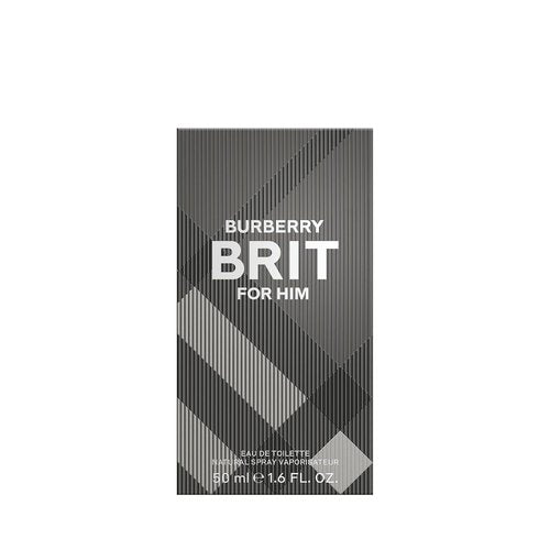 Burberry Brit Eau de Toilette - Woody Men's Cologne with Cedarwood, Green Mandarin & Tonka Bean - Long Lasting Fragrance