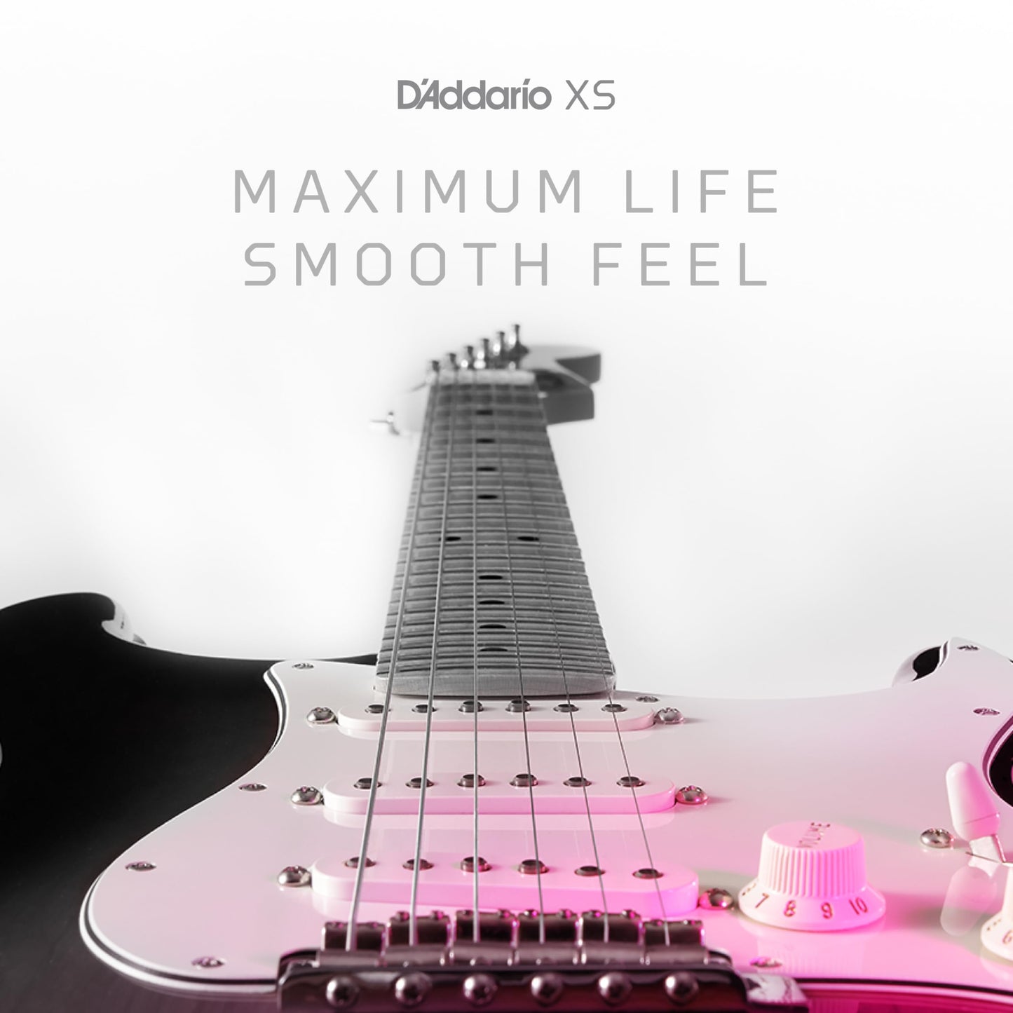 D'Addario Electric Guitar Strings, XS Nickel Coated, XSE1156, Med Top/X-Heavy Bottom Gauge 11-56, 6-String Set, Pack of 1