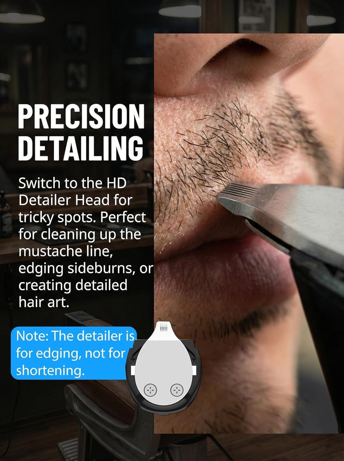 Skiennix Beard Trimmer for Men - 120-Min Cordless Runtime, 0.5mm Precision Dial & IPX7 Waterproof