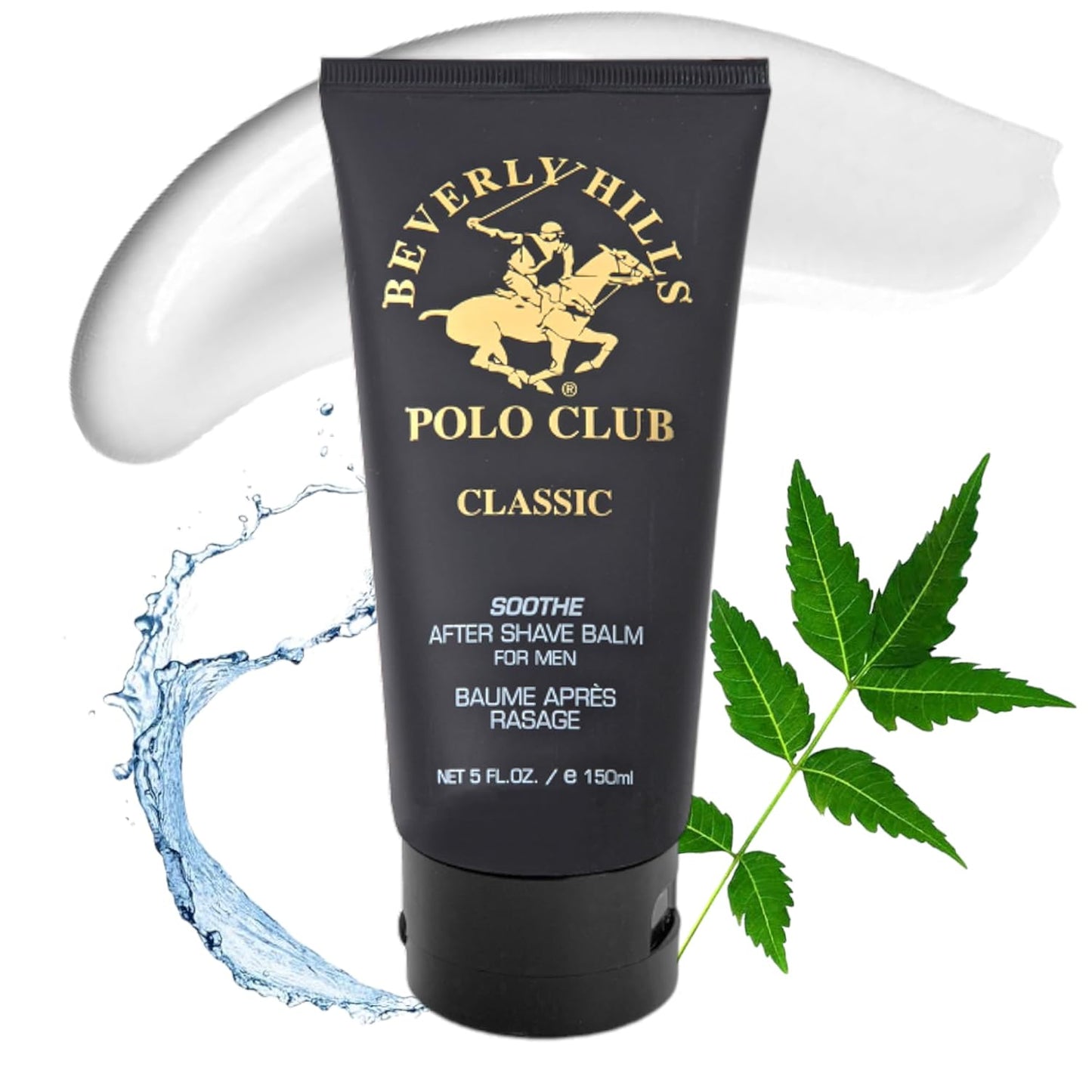 Beverly Hills Polo Club Classic After Shave - Soothing Musk & Woody Scent | 5oz Travel Size
