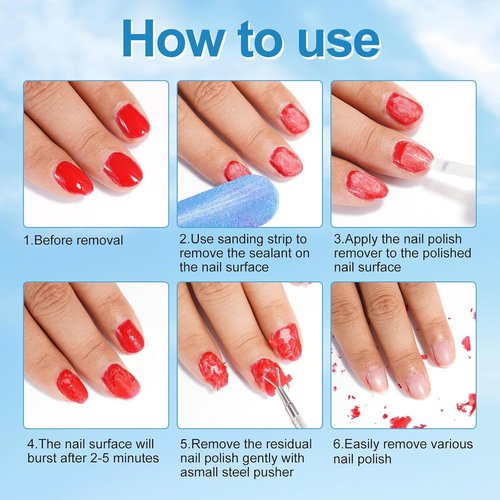 Regine Switzerland Gel Nail Polish Remover - Quick & Easy Foil-Free Formula | 15ml