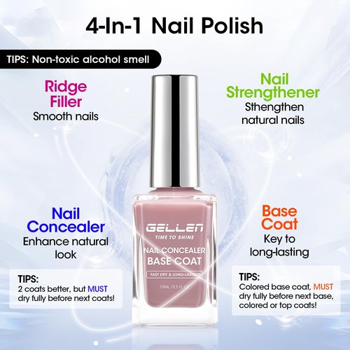 GELLEN Nail Concealer Base Coat Nail Polish