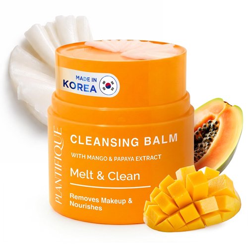Plantifique Korean Cleansing Balm - Hydrating Makeup Remover with Hyaluronic Acid & Ceramides - 1.41 oz / 40g