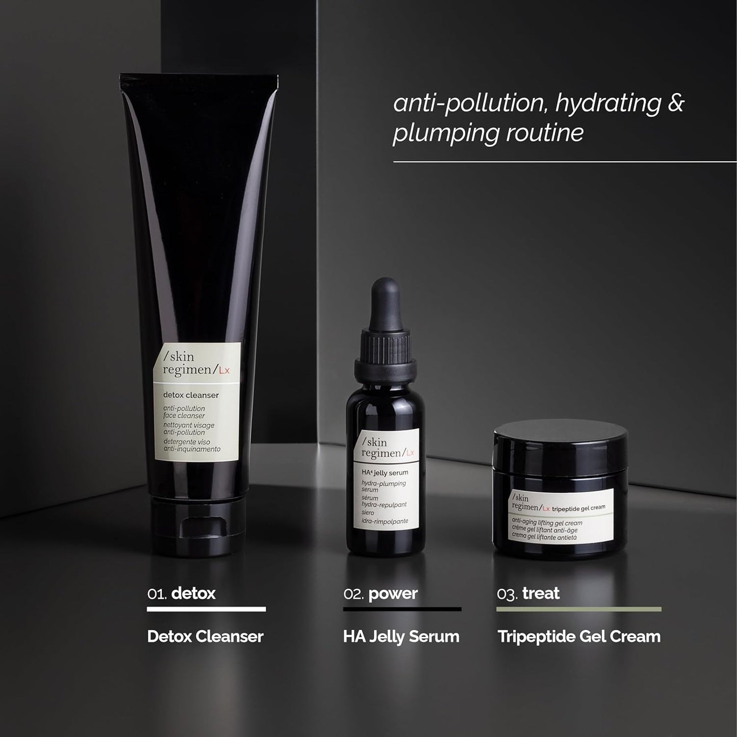 Skin Regimen Lx Caffeine Eye Cream - Multi-Action Contour Treatment for Puffiness & Dark Circles | 0.51 Fl Oz