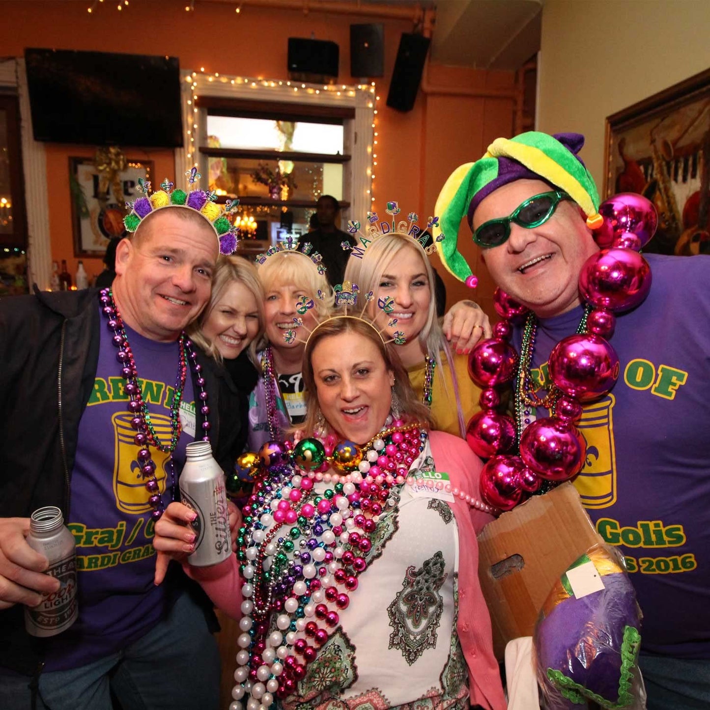 CEALXHENY Mardi Gras Headbands for Women (Mardi Gras D)