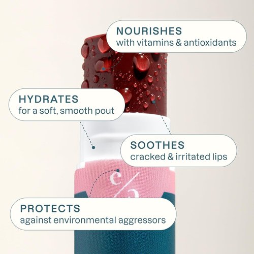 Cliganic Tinted Lip Balm Set | Hydrating & Vitamin E Enriched | 4 Color Variety | Perfect Stocking Stuffer