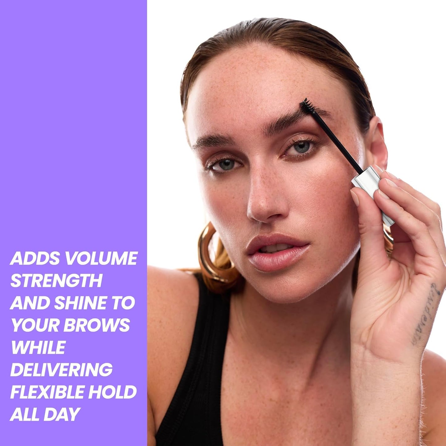 Wonderskin Brow Styler Gel - Long-Lasting, Lightweight & Volumizing Clear Eyebrow Gel